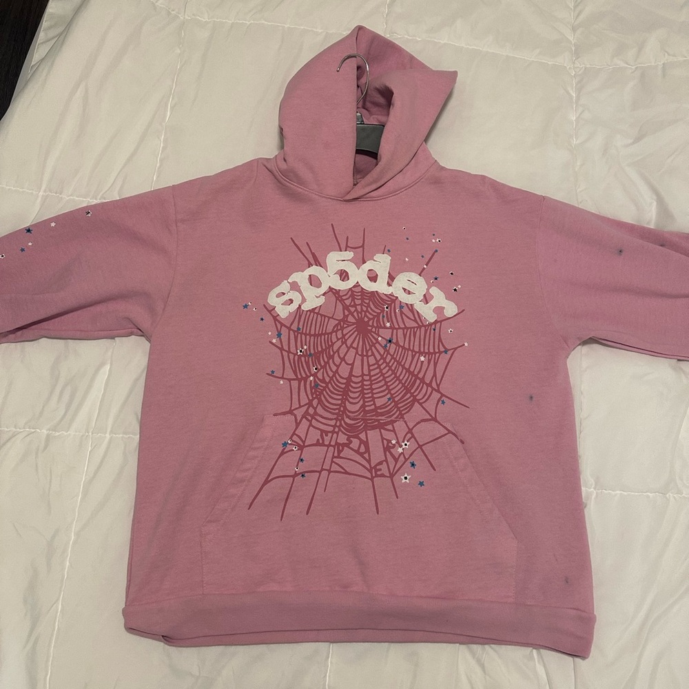 Light pink spider hoodie